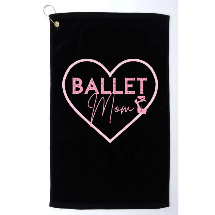 Ballet Mom Dance Mom T Gift Pink Ballerina Platinum Collection Golf Towel