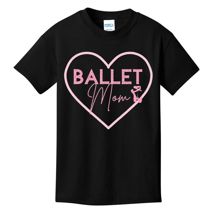 Ballet Mom Dance Mom T Gift Pink Ballerina Kids T-Shirt