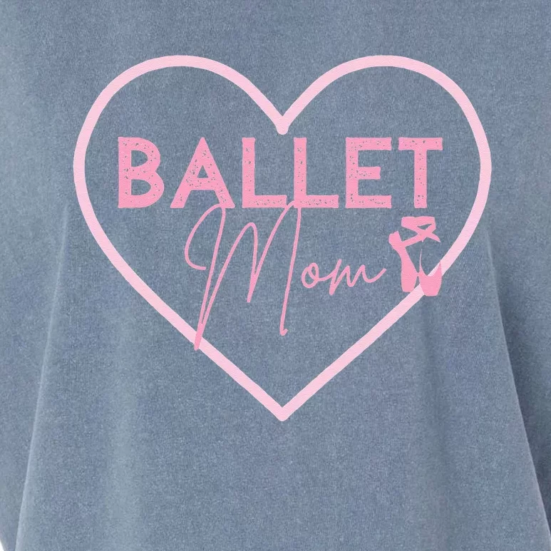 Ballet Mom Dance Mom T Gift Pink Ballerina Garment-Dyed Women's Muscle Tee