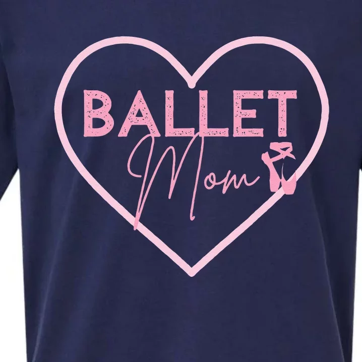 Ballet Mom Dance Mom T Gift Pink Ballerina Sueded Cloud Jersey T-Shirt