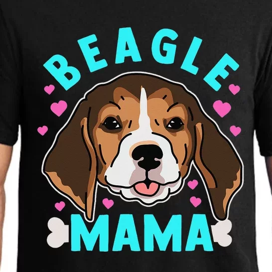 Beagle Mama Dog Owner Beagle Pajama Set