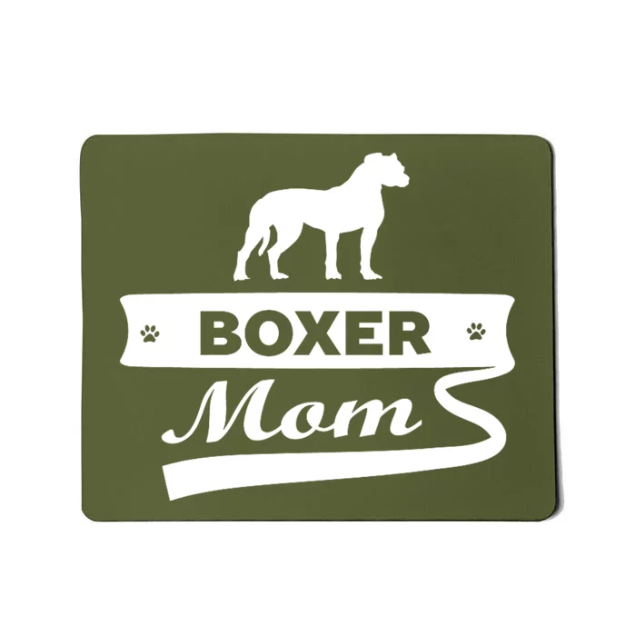 Boxer Mom Dog Animal Dogs Happy Mothers Day Mousepad