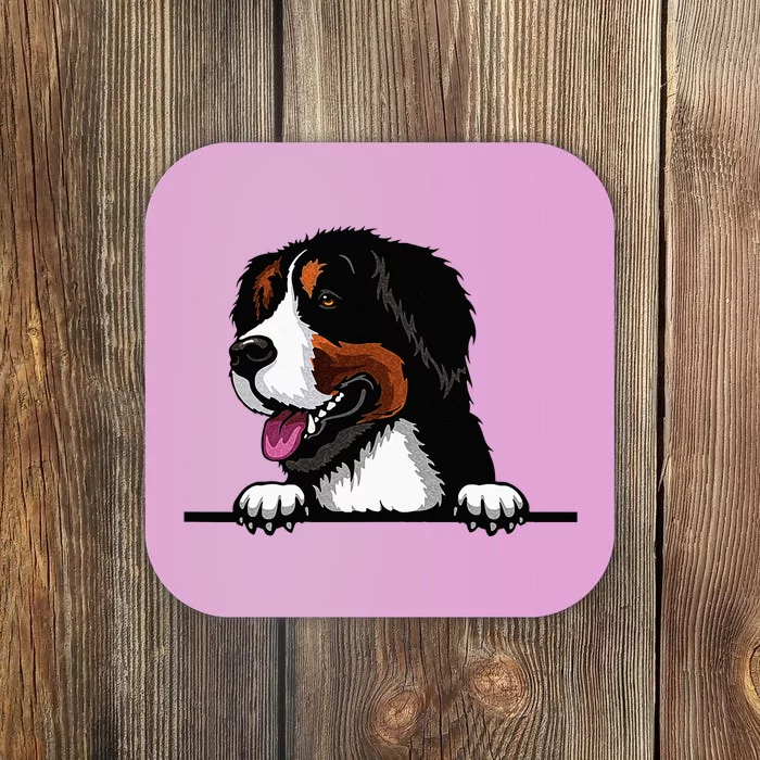 Bernese Mountain Dog Breed Popping Up Fun Dog Owner Coaster