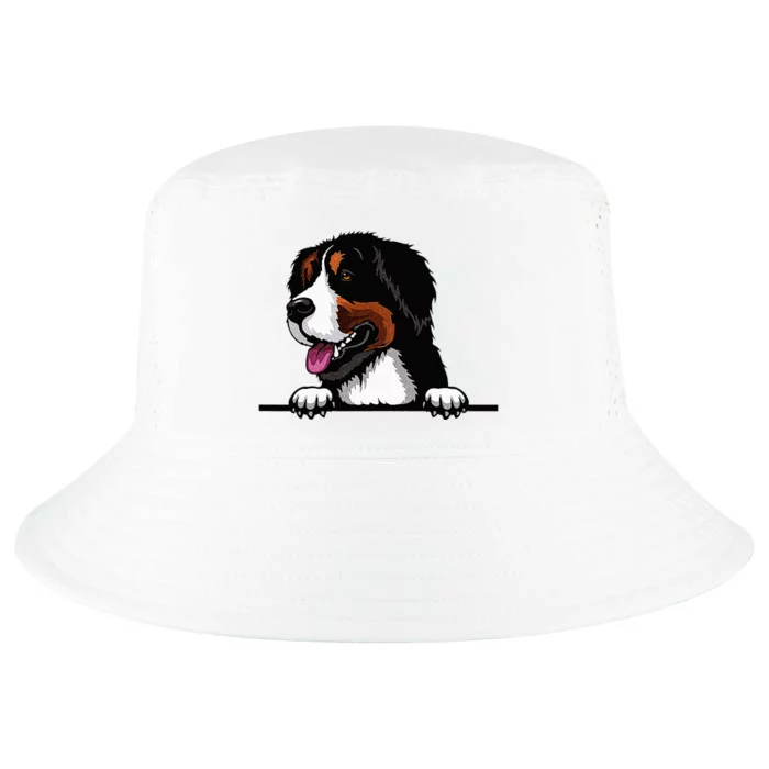 Bernese Mountain Dog Breed Popping Up Fun Dog Owner Cool Comfort Performance Bucket Hat