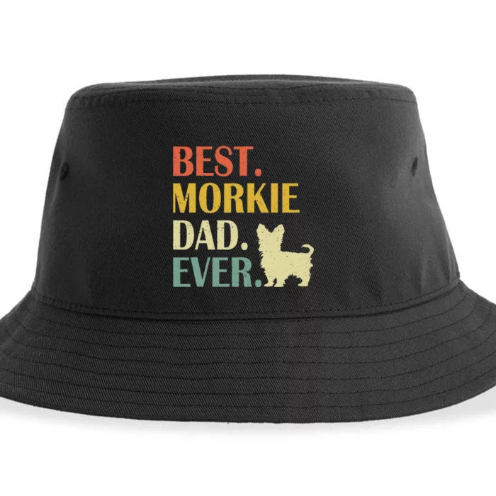 Best Morkie Dog Dad Ever Fathers Day Gifts Sustainable Bucket Hat