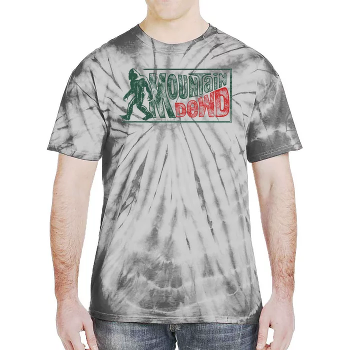 Bigfoot Mountain Dude Hiking Camping Tie-Dye T-Shirt