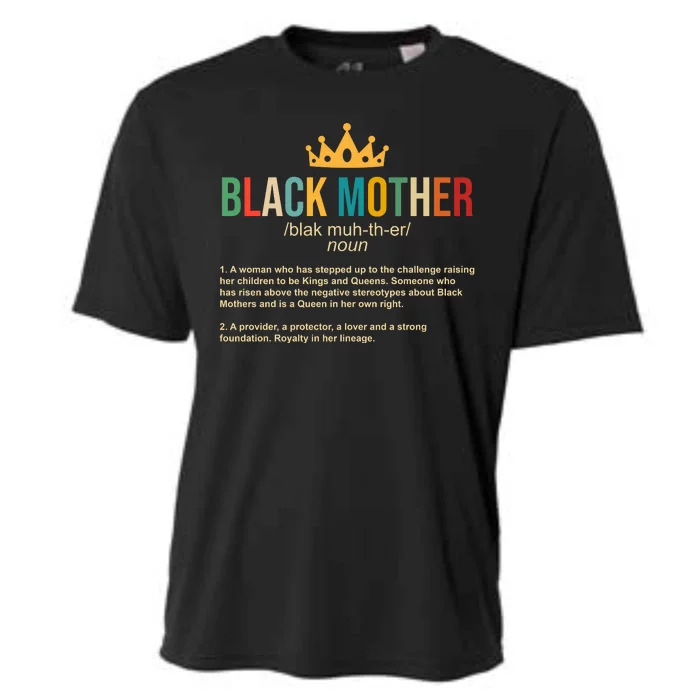 Black Mother Definition Crown Cooling Performance Crew T-Shirt