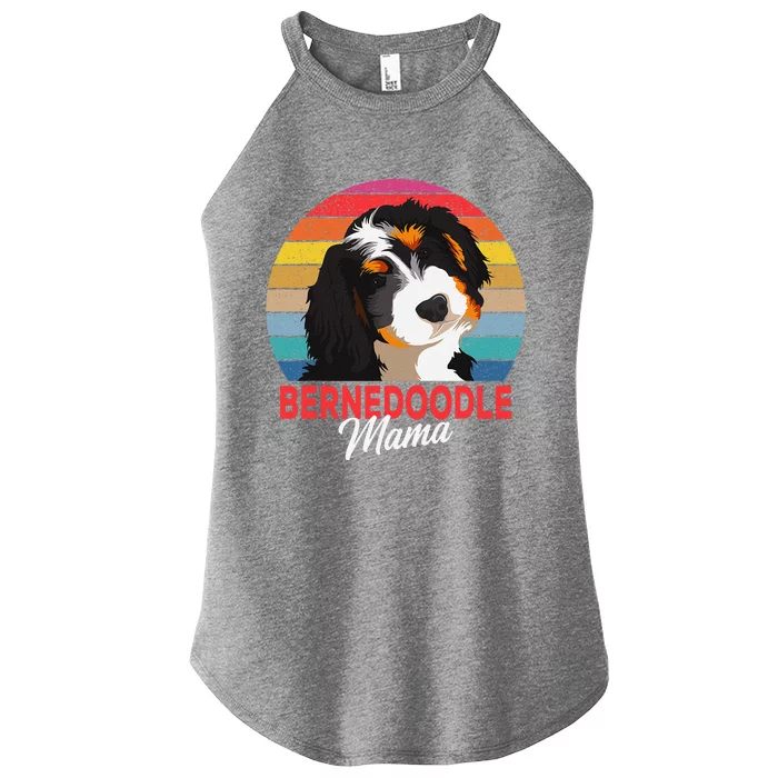 Bernedoodle Mama Dog Mom Owner Funny Womens Gift Women’s Perfect Tri Rocker Tank