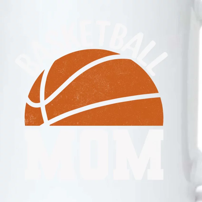 Basketball Mom Design For Your Favorite Player Mother's Day Gift Black Color Changing Mug