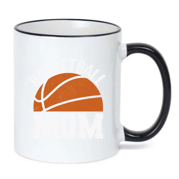 Basketball Mom Design For Your Favorite Player Mother's Day Gift Black Color Changing Mug