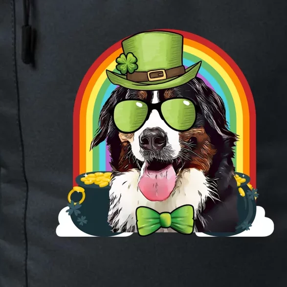 Bernese Mountain Dog Leprechaun Funny St Patricks Day Gift Daily Commute Backpack