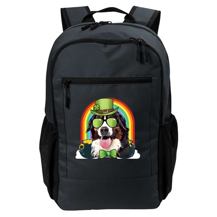 Bernese Mountain Dog Leprechaun Funny St Patricks Day Gift Daily Commute Backpack