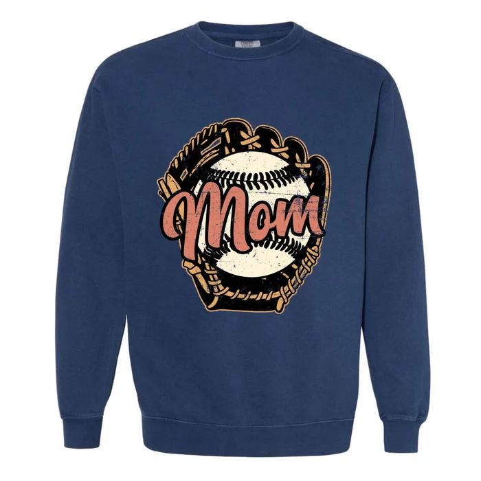 Baseball Mom Design, Wo Baseball Design, Baseball Lover Garment-Dyed Sweatshirt