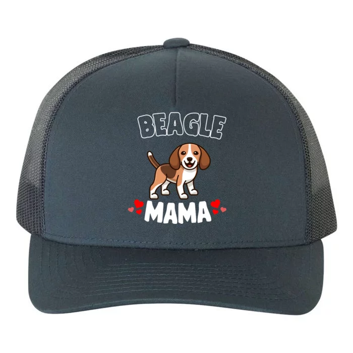 Beagle Mama Dog Mom Owner Mother's Day Gift Yupoong Adult 5-Panel Trucker Hat