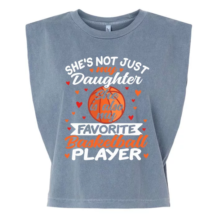 Basketball Mom Dad Garment-Dyed Women's Muscle Tee