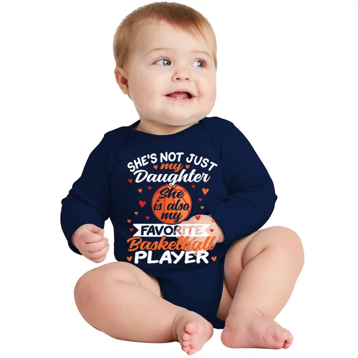 Basketball Mom Dad Baby Long Sleeve Bodysuit