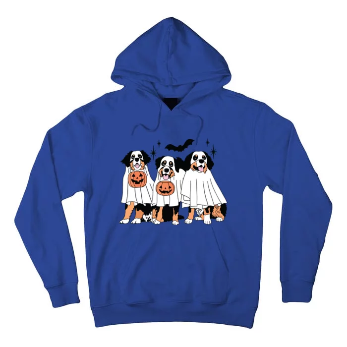 Bernese Mountain Dog Halloween Dog Fall For Bernese Mama Tall Hoodie