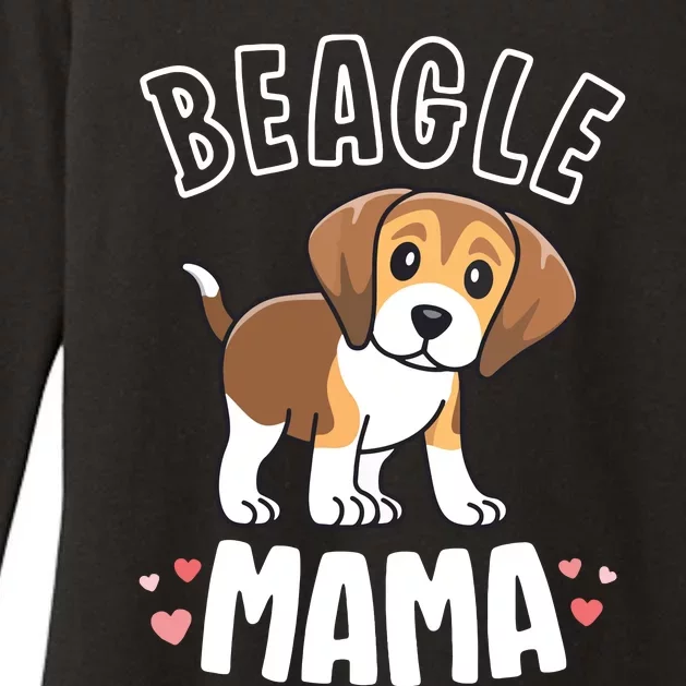 Beagle Mama Dog Mom For Women Gift For Beagle Lover Womens CVC Long Sleeve Shirt