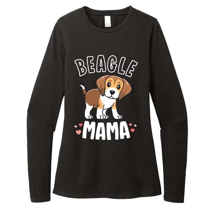 Beagle Mama Dog Mom For Women Gift For Beagle Lover Womens CVC Long Sleeve Shirt