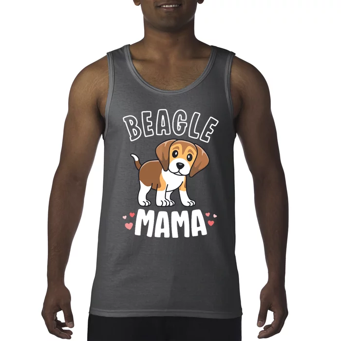 Beagle Mama Dog Mom For Women Gift For Beagle Lover Tank Top