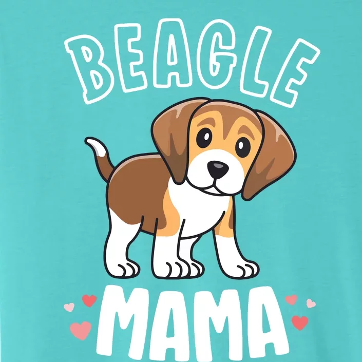 Beagle Mama Dog Mom For Women Gift For Beagle Lover ChromaSoft Performance T-Shirt