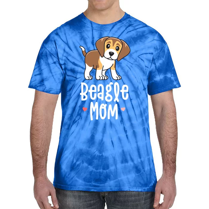 Beagle Mom Dog Mama For Women Gift For Tie-Dye T-Shirt