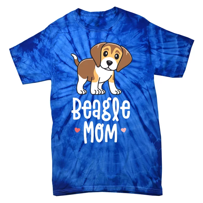 Beagle Mom Dog Mama For Women Gift For Tie-Dye T-Shirt