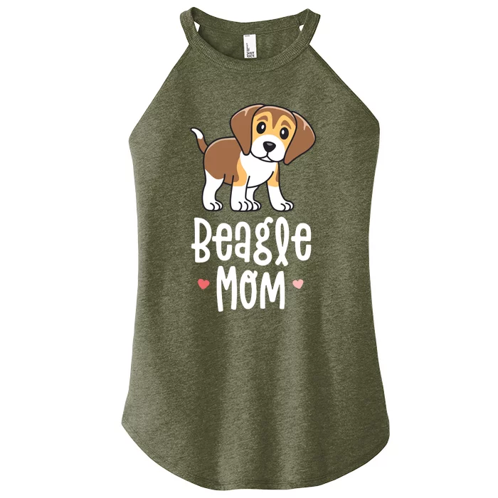 Beagle Mom Dog Mama For Women Gift For Women’s Perfect Tri Rocker Tank