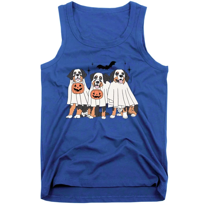 Bernese Mountain Dog Halloween Dog Fall For Bernese Mama Tank Top