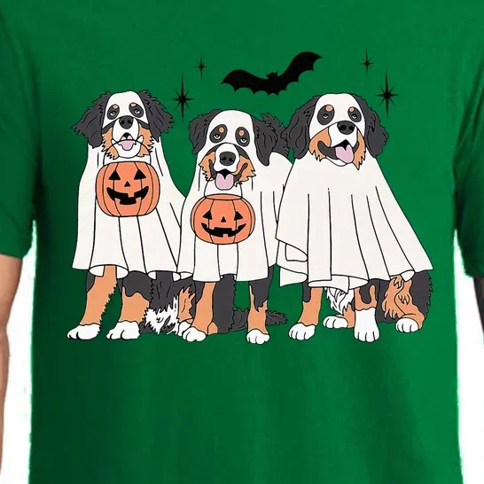 Bernese Mountain Dog Halloween Dog Fall For Bernese Mama Pajama Set