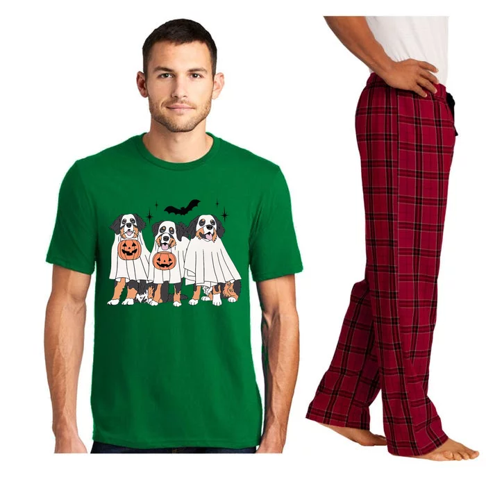 Bernese Mountain Dog Halloween Dog Fall For Bernese Mama Pajama Set