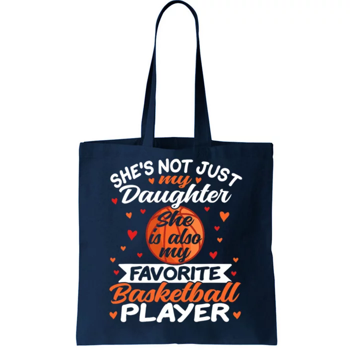 Basketball Mom Dad Tote Bag