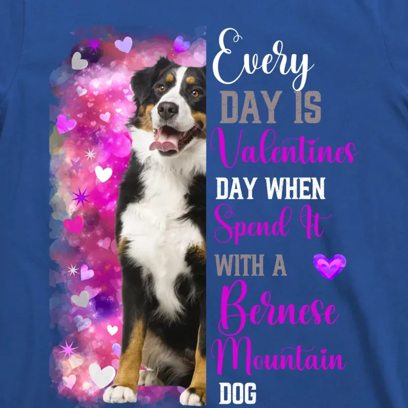 Bernese Mountain Dog Mom Funny Valentines Day Dog Lovers Gift T-Shirt