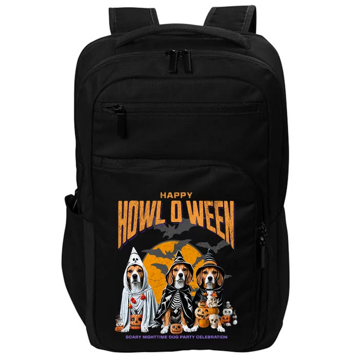 Beagle Mom Dad Halloween Lovers Impact Tech Backpack