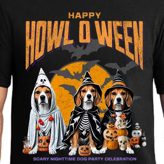 Beagle Mom Dad Halloween Lovers Pajama Set