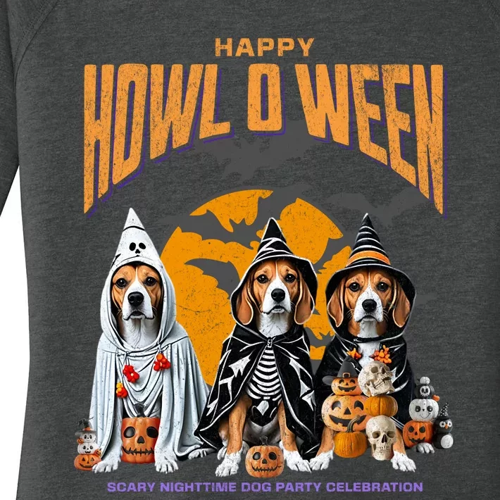 Beagle Mom Dad Halloween Lovers Women's Perfect Tri Tunic Long Sleeve Shirt