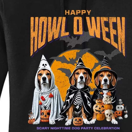 Beagle Mom Dad Halloween Lovers Women's Pullover Hoodie