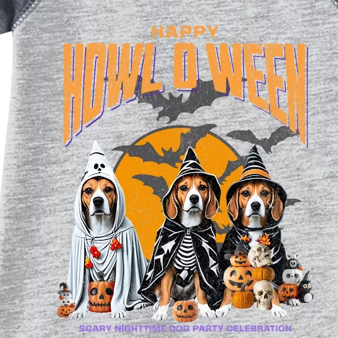 Beagle Mom Dad Halloween Lovers Infant Baby Jersey Bodysuit