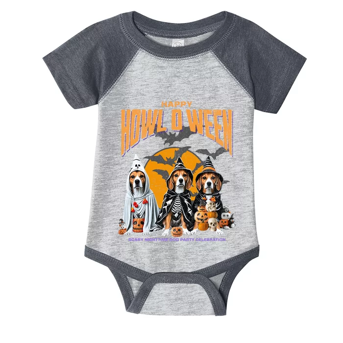 Beagle Mom Dad Halloween Lovers Infant Baby Jersey Bodysuit