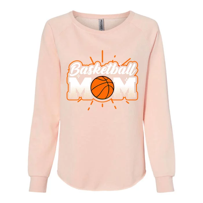 Basketball Mom Design Basketball Gift Womens California Wash Sweatshirt