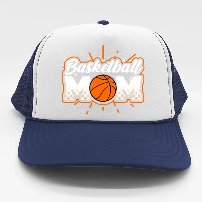 Basketball Mom Design Basketball Gift Trucker Hat