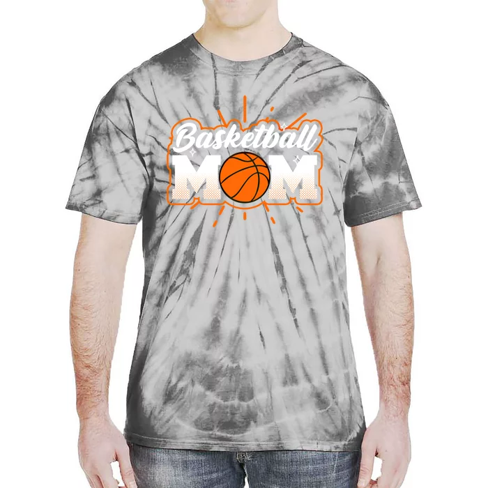 Basketball Mom Design Basketball Gift Tie-Dye T-Shirt