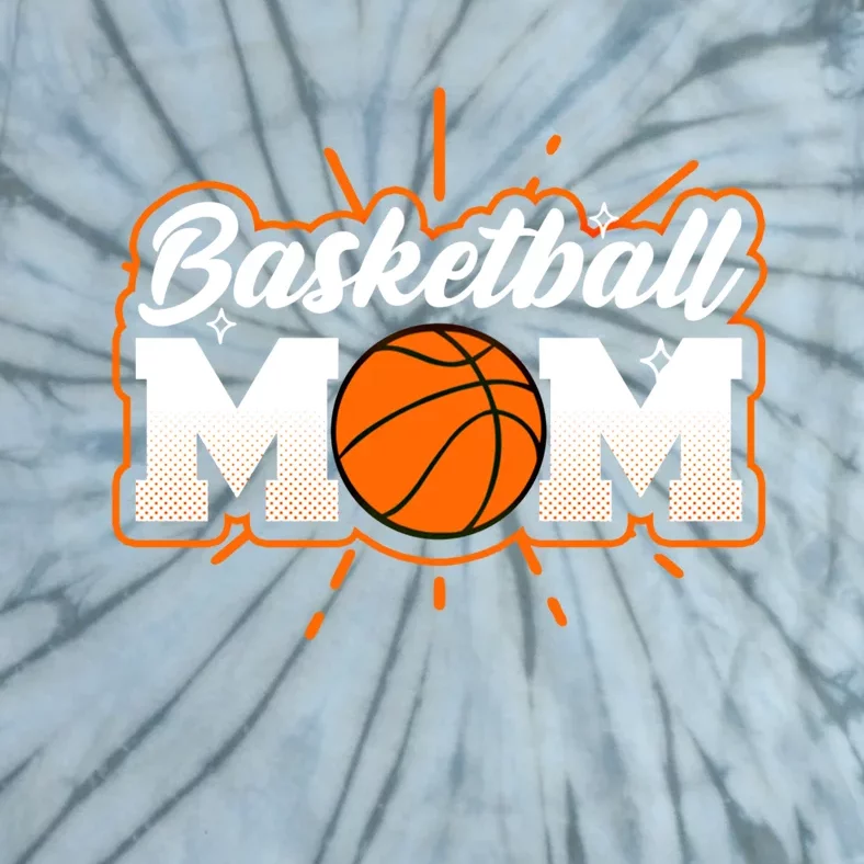 Basketball Mom Design Basketball Gift Tie-Dye T-Shirt