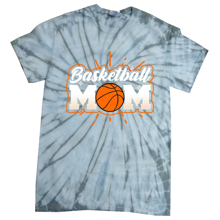 Basketball Mom Design Basketball Gift Tie-Dye T-Shirt