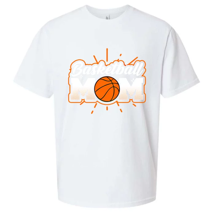 Basketball Mom Design Basketball Gift Sueded Cloud Jersey T-Shirt