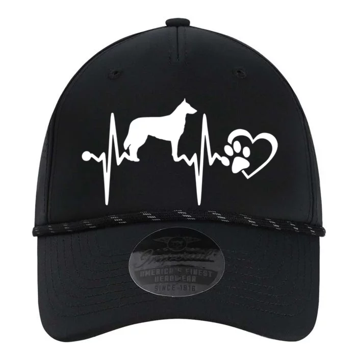 Belgian Malinois Dog Heartbeat Paw Love Funny Puppy Lover Funny Gift Performance The Dyno Cap