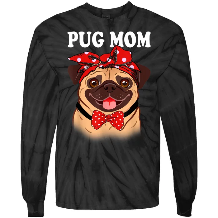 Boxer Mom Dogs Tee Mothers Day Dog Lovers Gifts For Women Tie-Dye Long Sleeve Shirt