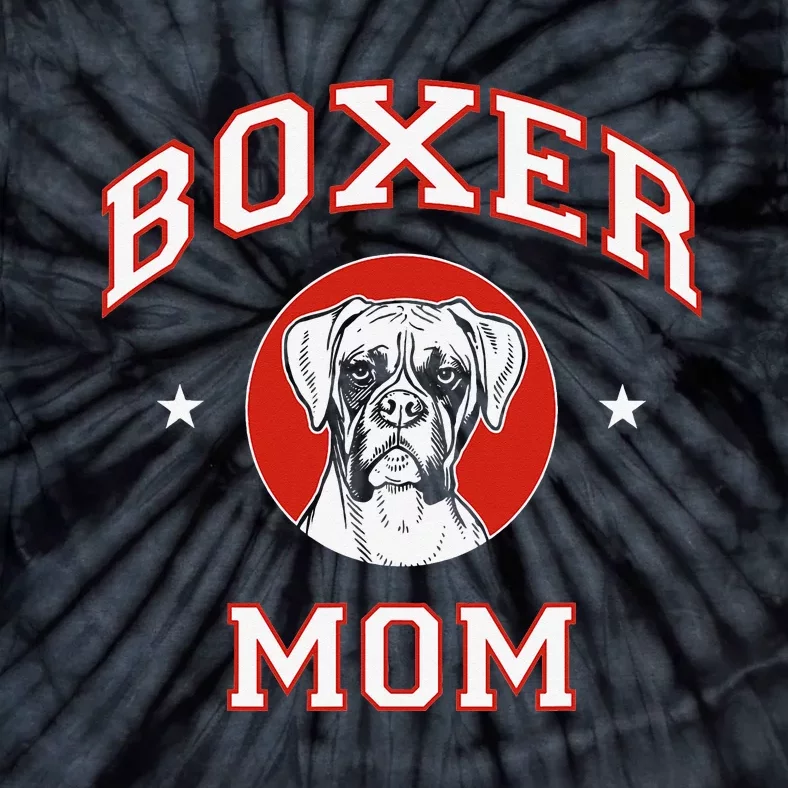 Boxer Mom Dog Mother Tie-Dye T-Shirt