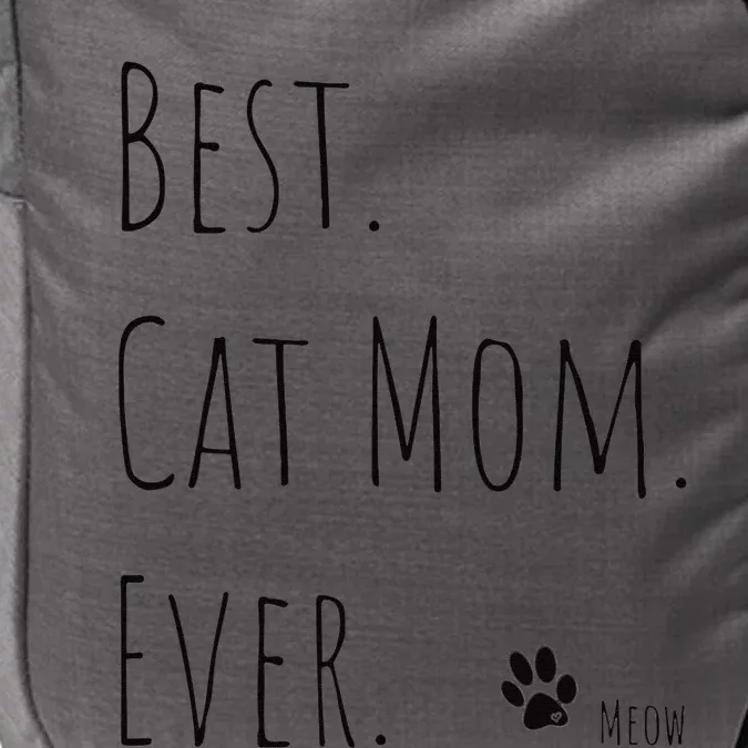 Best MotherS Day Gift Cat Mom Newman Works Meow Impact Tech Backpack