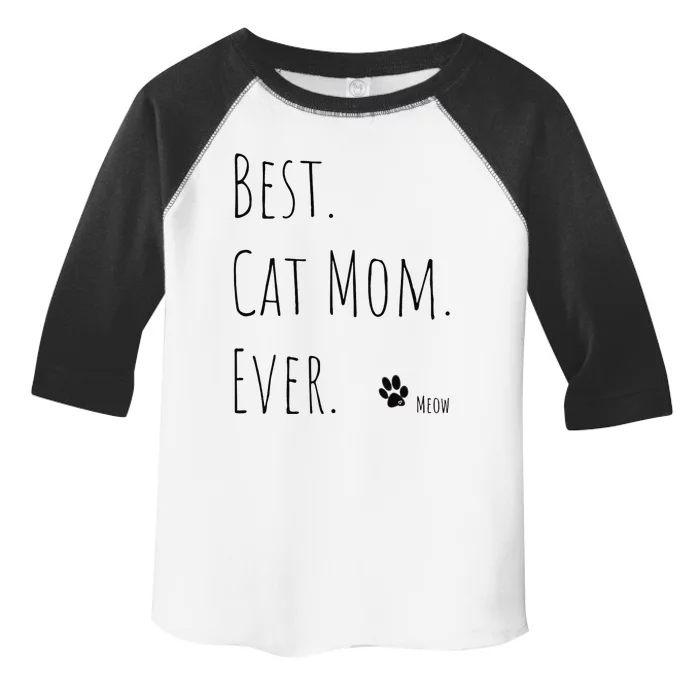 Best MotherS Day Gift Cat Mom Newman Works Meow Toddler Fine Jersey T-Shirt